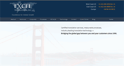 Desktop Screenshot of exceltranslations.com