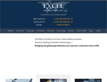 Tablet Screenshot of exceltranslations.com